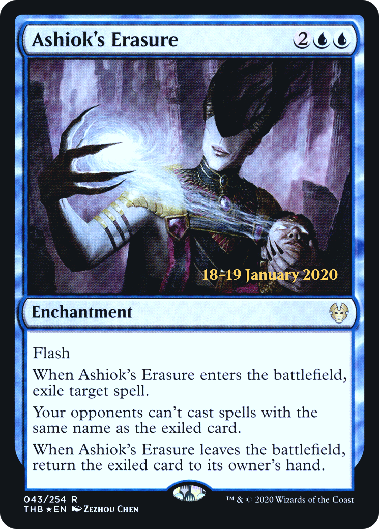 Ashiok's Erasure (PTHB-43S) - Theros Beyond Death Promos Foil