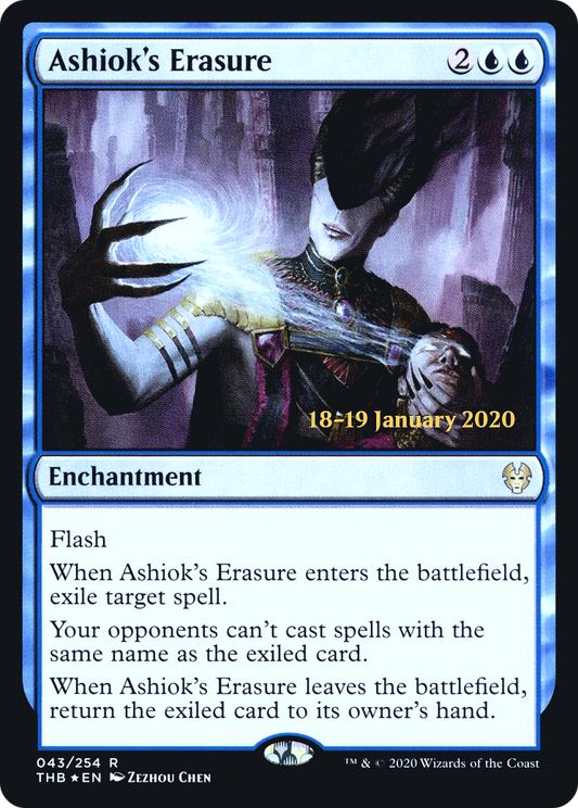 Ashiok's Erasure (PRE-43S) - Theros Beyond Death Promos Foil
