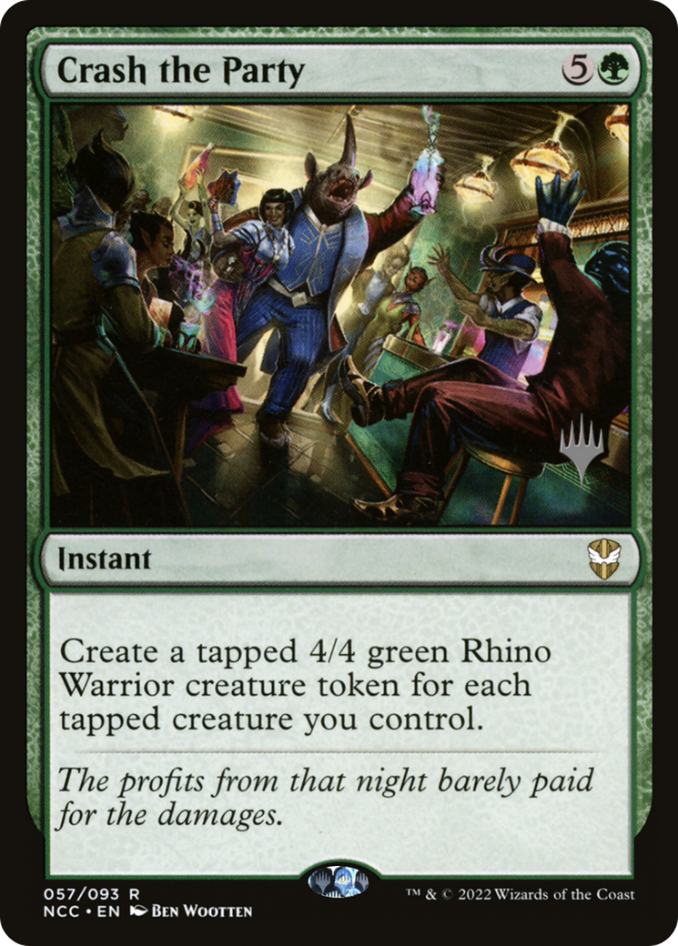 Crash the Party (PPSNC-057) - New Capenna Commander Promos Foil (Promo Pack)
