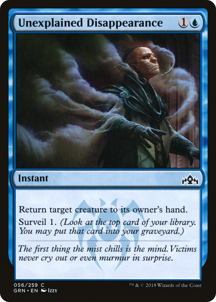 Unexplained Disappearance (GRN-056) - Guilds of Ravnica Foil