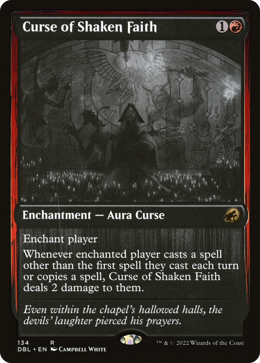 Curse of Shaken Faith (DBL-134) - Innistrad: Double Feature