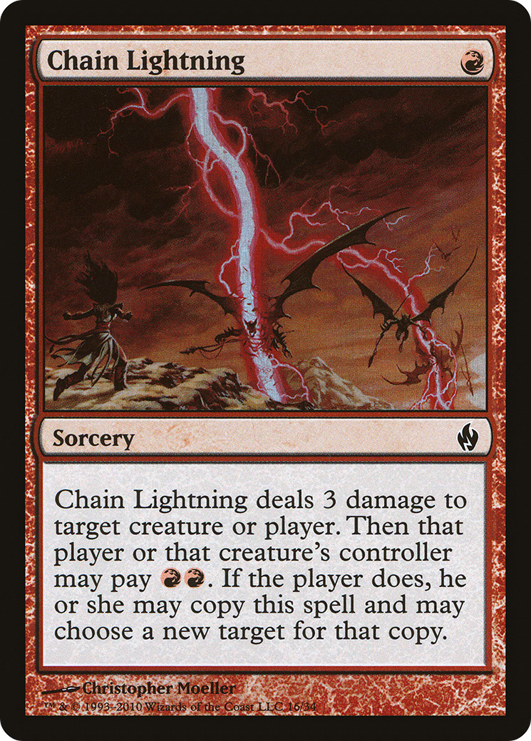 Chain Lightning (PD2-016) - Premium Deck Series: Fire and Lightning Foil