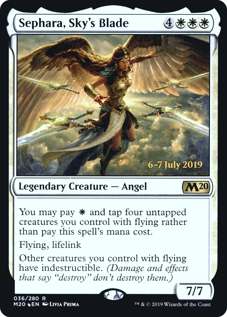 Sephara, Sky's Blade (PM20-36S) - Core Set 2020 Promos Foil