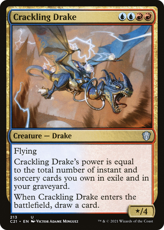 Crackling Drake (C21-213) - Commander 2021