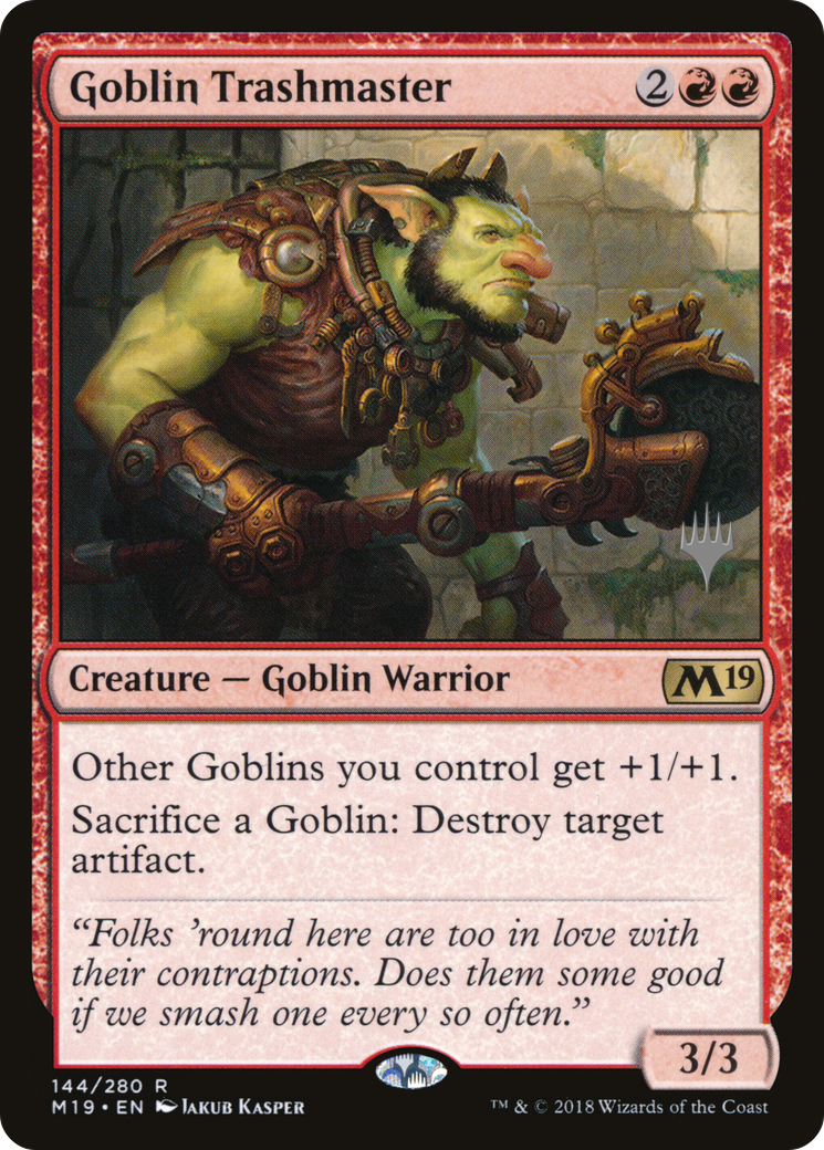 Goblin Trashmaster (PPM20-144) - Core Set 2019 Promos (Promo Pack)