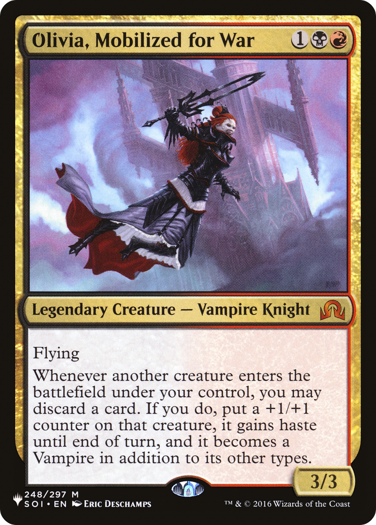 Olivia, Mobilized for War (LIST-SOI-248) - The List