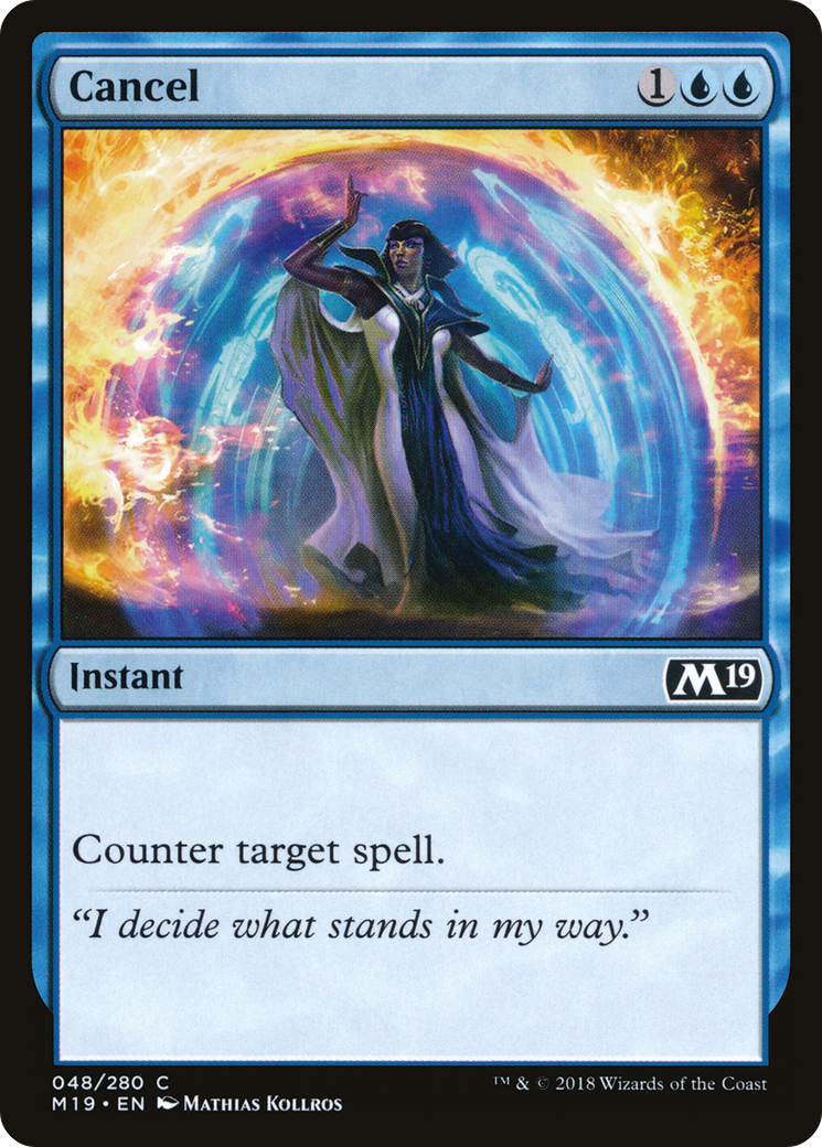 Cancel (M19-048) - Core Set 2019