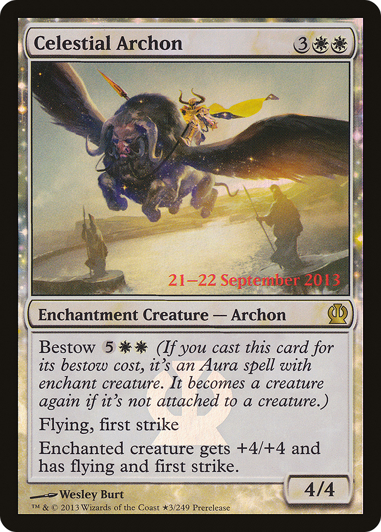 Celestial Archon (PTHS-03★) - Theros Promos: (nyxtouched) Foil