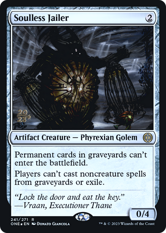 Soulless Jailer (PONE-241S) - Phyrexia: All Will Be One Promos Foil