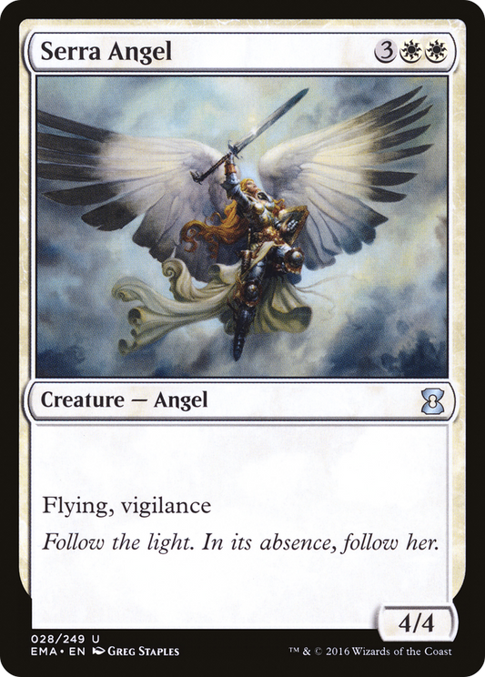 Serra Angel (EMA-028) - Eternal Masters Foil