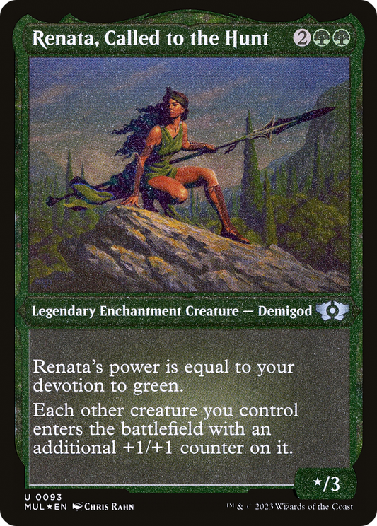 Renata, Called to the Hunt (MUL-093) - Multiverse Legends: (nyxtouched) Etched Foil