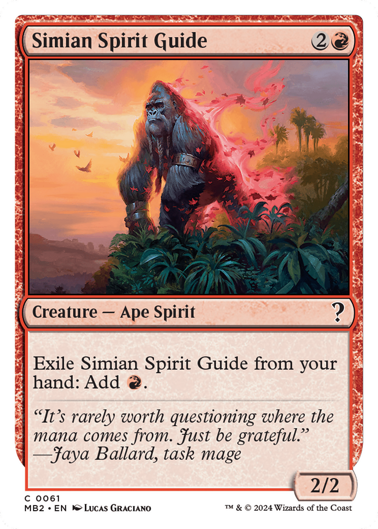 Simian Spirit Guide (MB2-061) - Mystery Booster 2