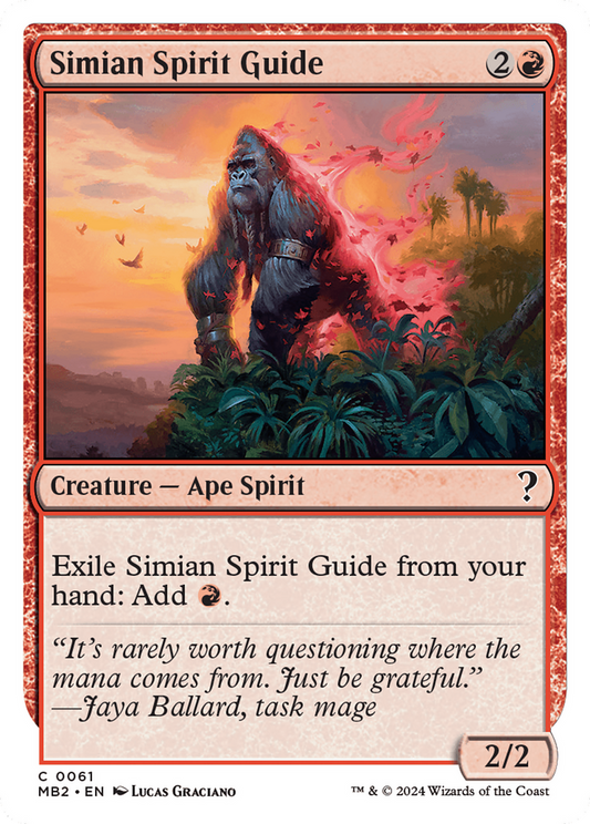 Simian Spirit Guide (MB2-061) - Mystery Booster 2