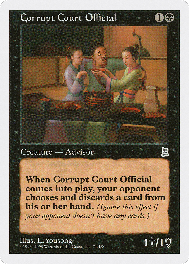 Corrupt Court Official (PTK-071) - Portal Three Kingdoms