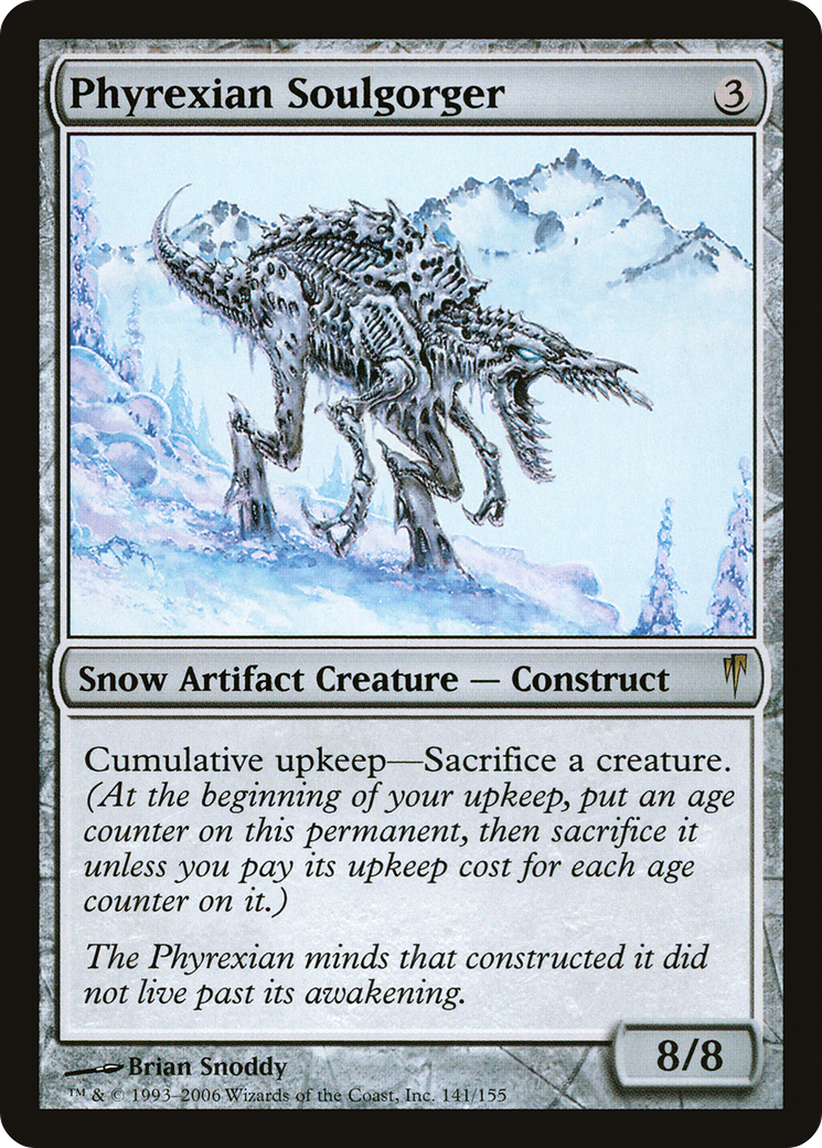 Phyrexian Soulgorger (CSP-141) - Coldsnap Foil