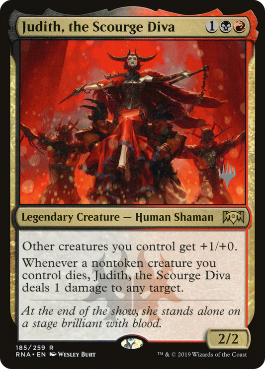 Judith, the Scourge Diva (PRNA-185P) - Ravnica Allegiance Promos