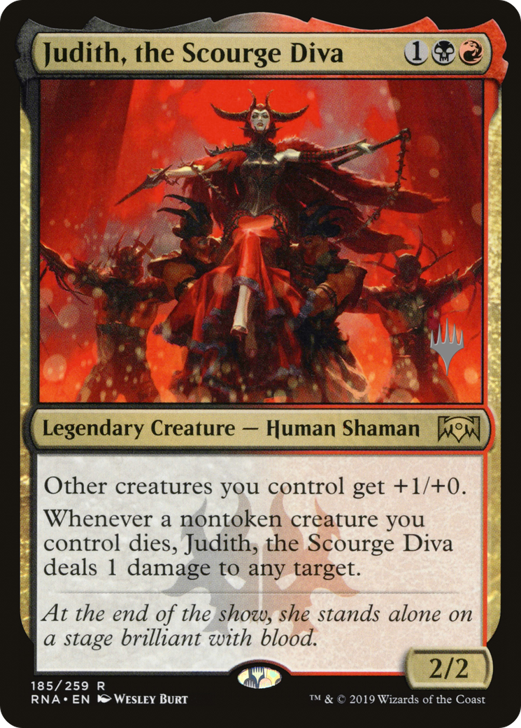 Judith, the Scourge Diva (PPELD-185) - Ravnica Allegiance Promos (Promo Pack)
