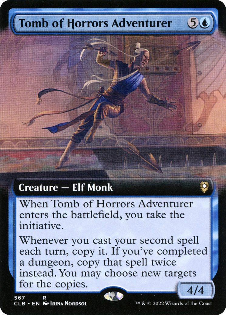 Tomb of Horrors Adventurer (Extended Art)  (CLB-567) - Commander Legends: Battle for Baldur's Gate: (Extended Art)