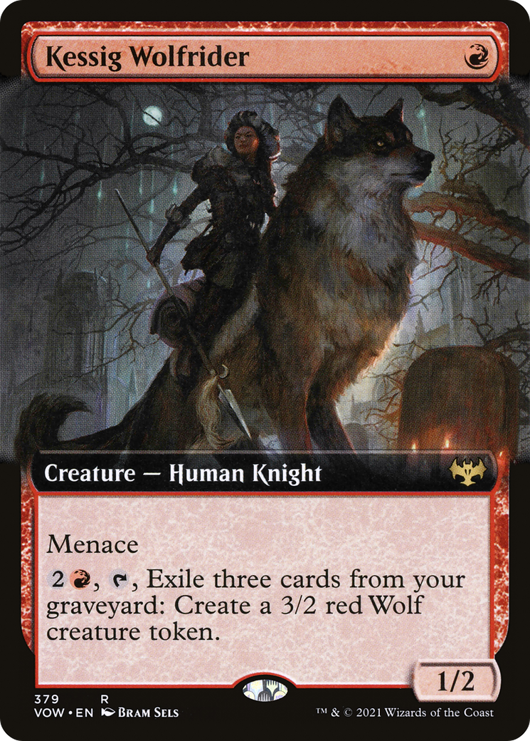 Kessig Wolfrider  (VOW-379) - Innistrad: Crimson Vow: (Extended Art)