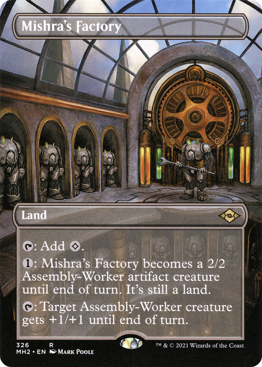 Mishra's Factory (MH2-326) - Modern Horizons 2 (Borderless) Foil