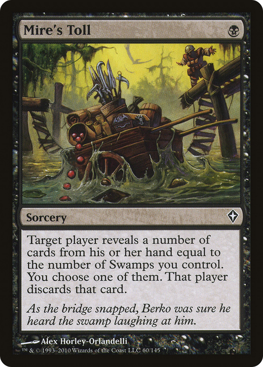 Mire's Toll (WWK-060) - Worldwake Foil