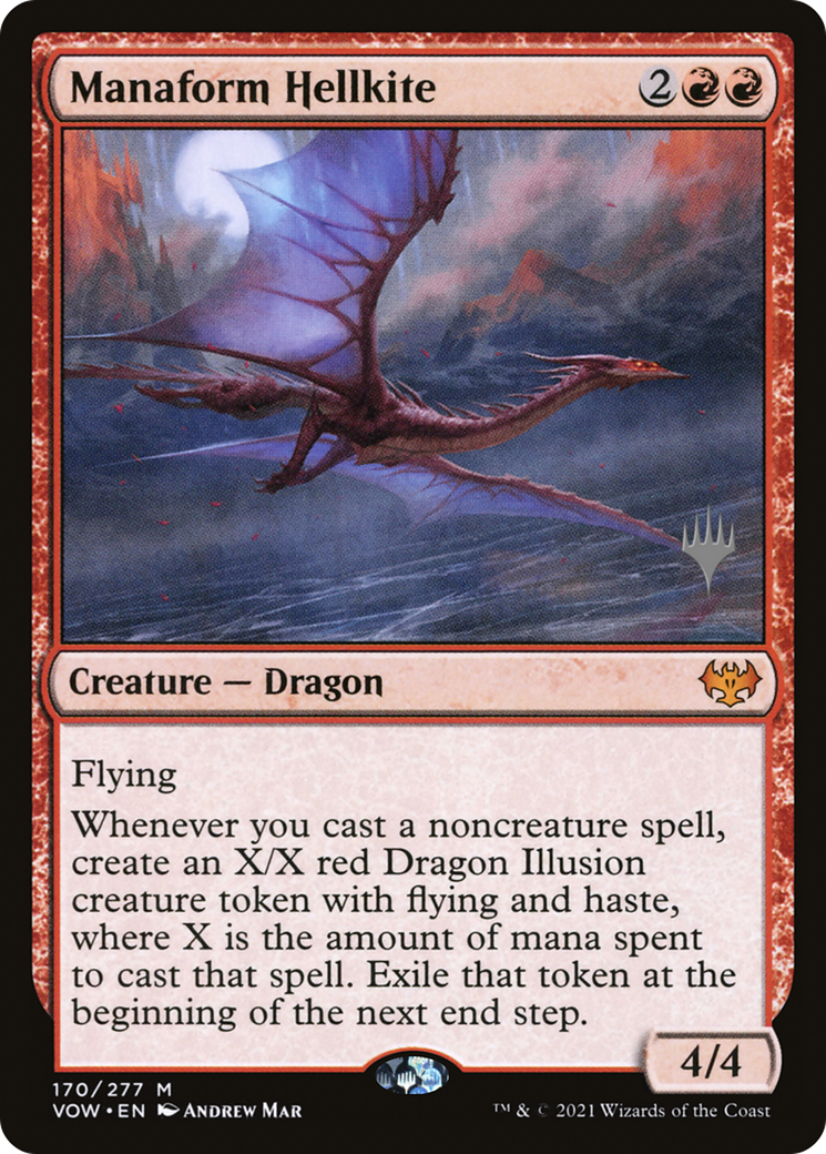 Manaform Hellkite  (PPNEO-) - Innistrad: Crimson Vow Promos (Promo Pack)