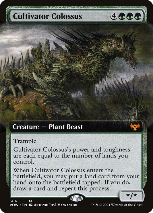 Cultivator Colossus (VOW-386) - Innistrad: Crimson Vow: (Extended Art) Foil