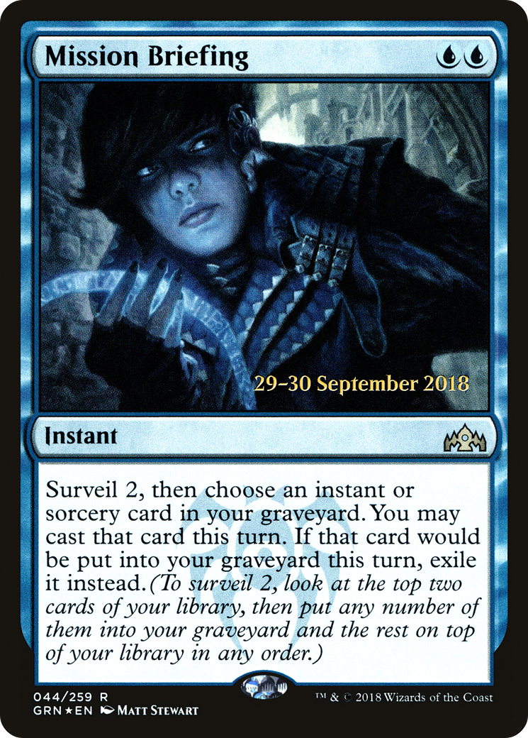 Mission Briefing (PRE-44S) - Guilds of Ravnica Promos (Prerelease) Foil