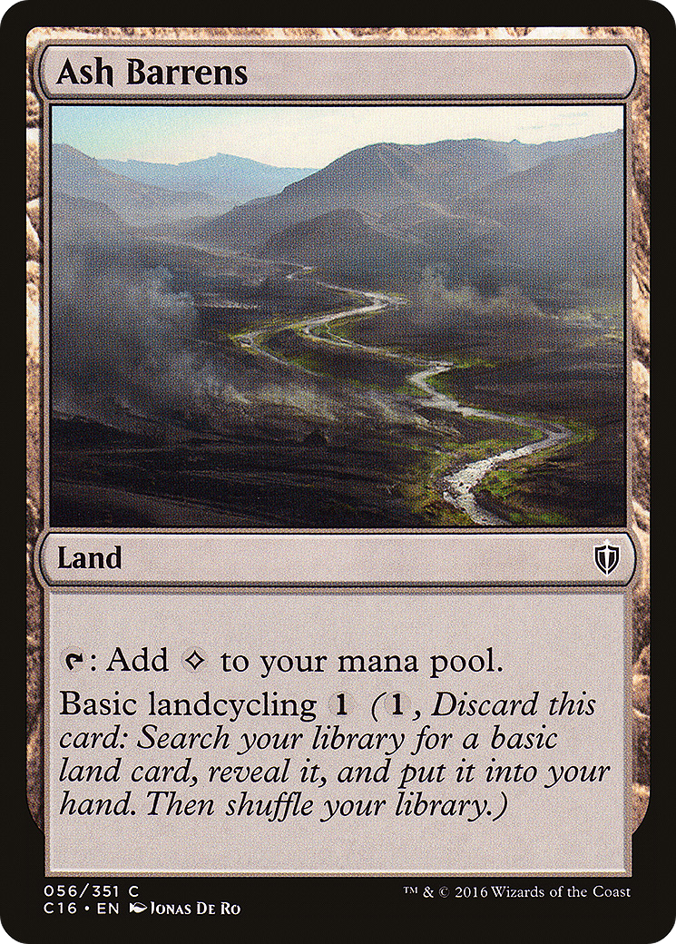 Ash Barrens (C16-056) - Commander 2016