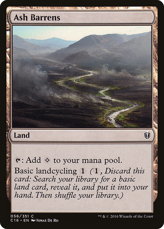 Ash Barrens (C16-056) - Commander 2016