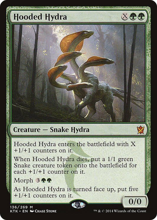 Hooded Hydra (KTK-136) - Khans of Tarkir Foil