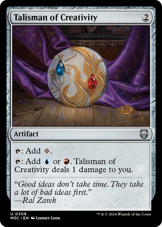 Talisman of Creativity (M3C-308) - Modern Horizons 3 Commander Foil