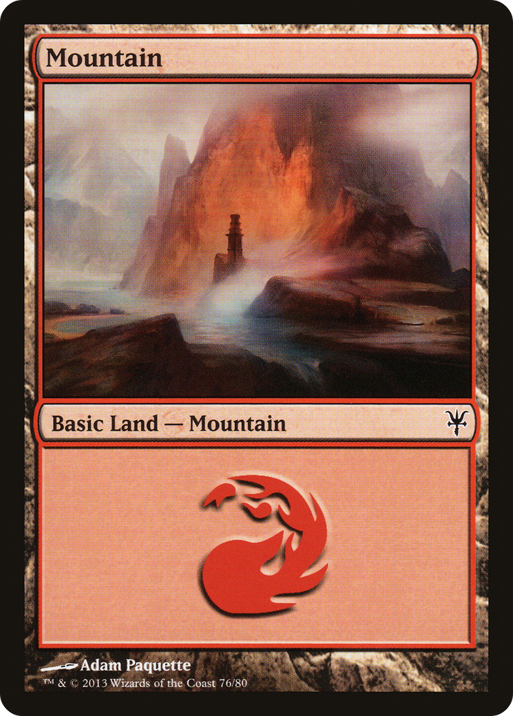 Mountain (DDK-076) - Duel Decks: Sorin vs. Tibalt