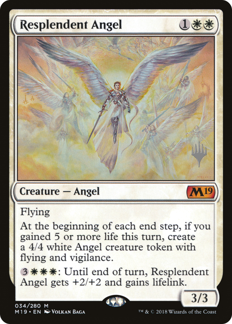 Resplendent Angel (PPM20-034) - Core Set 2019 Promos (Promo Pack)