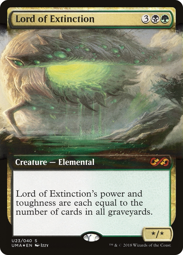 Lord of Extinction (PUMA-U23) - Ultimate Box Topper: (Extended Art) Foil