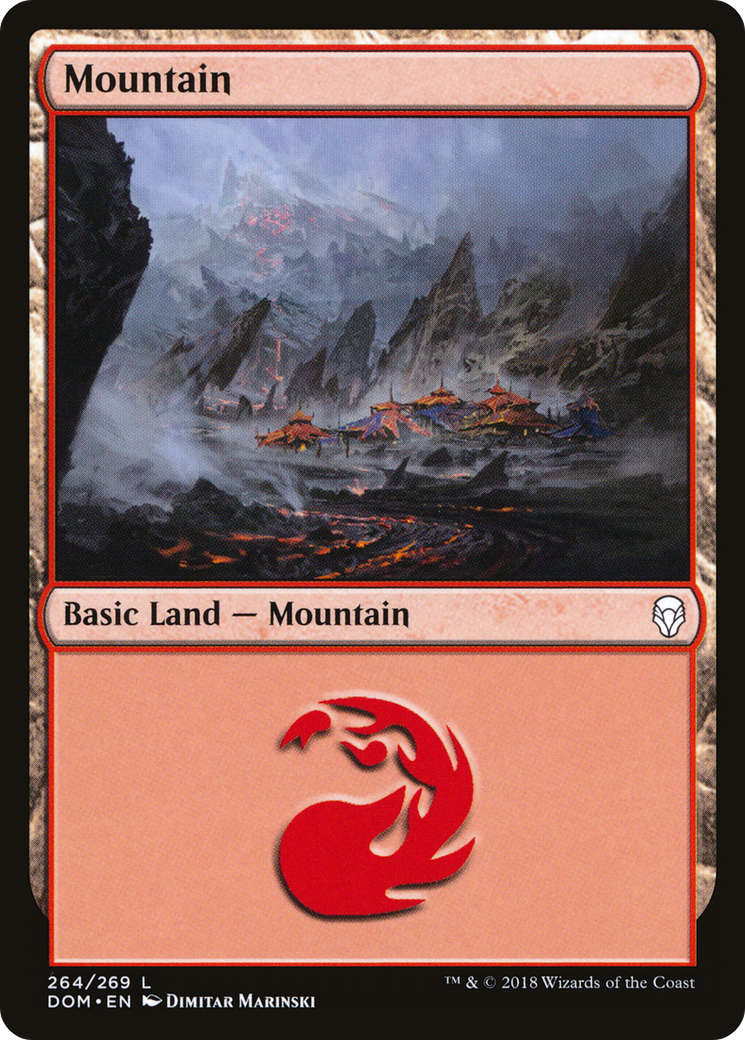 Mountain (DOM-264) - Dominaria Foil