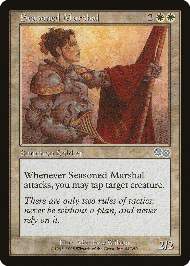 Seasoned Marshal (USG-044) - Urza's Saga