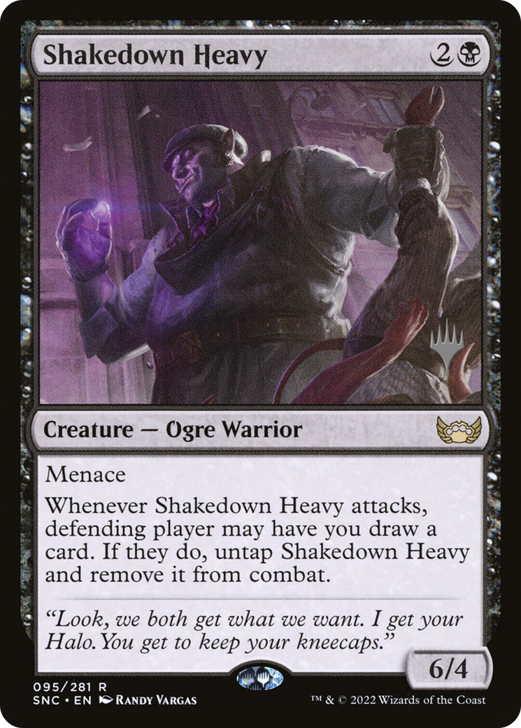 Shakedown Heavy (PSNC-95P) - Streets of New Capenna Promos Foil