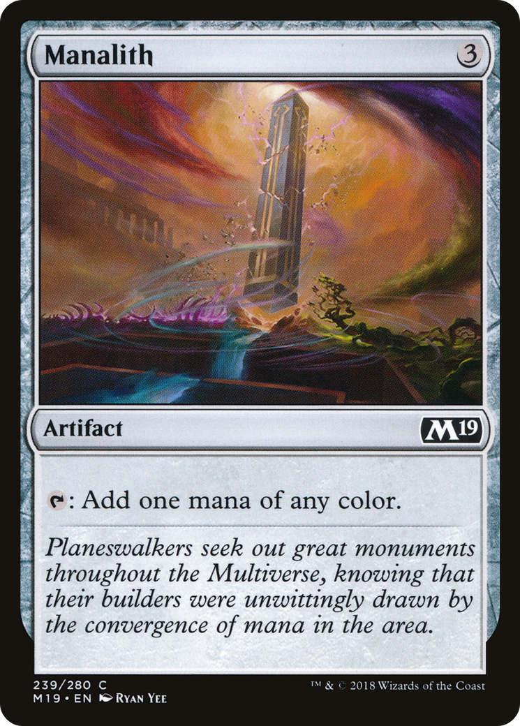 Manalith (M19-239) - Core Set 2019 Foil