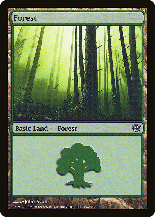 Forest (9ED-348★) - Ninth Edition Foil