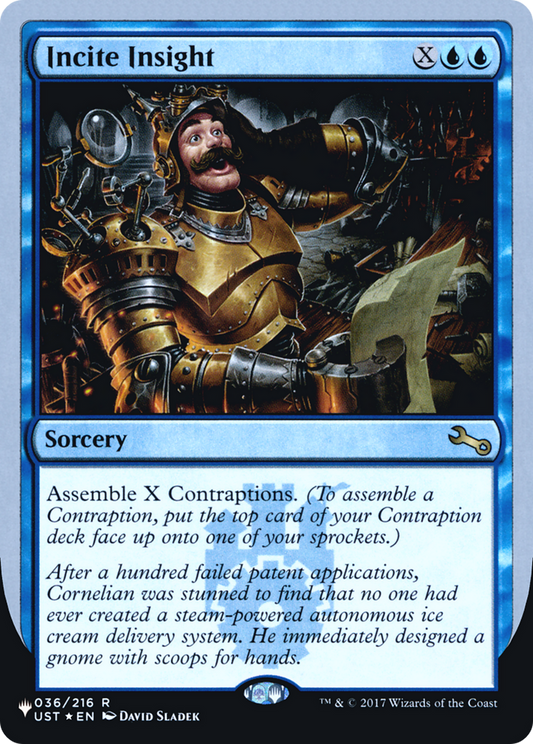 Incite Insight (ULST-016) - The List (Unfinity Foil Edition) Foil