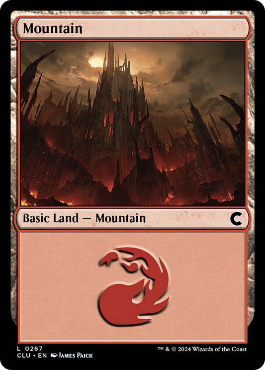 Mountain (CLU-267) - Ravnica: Clue Edition