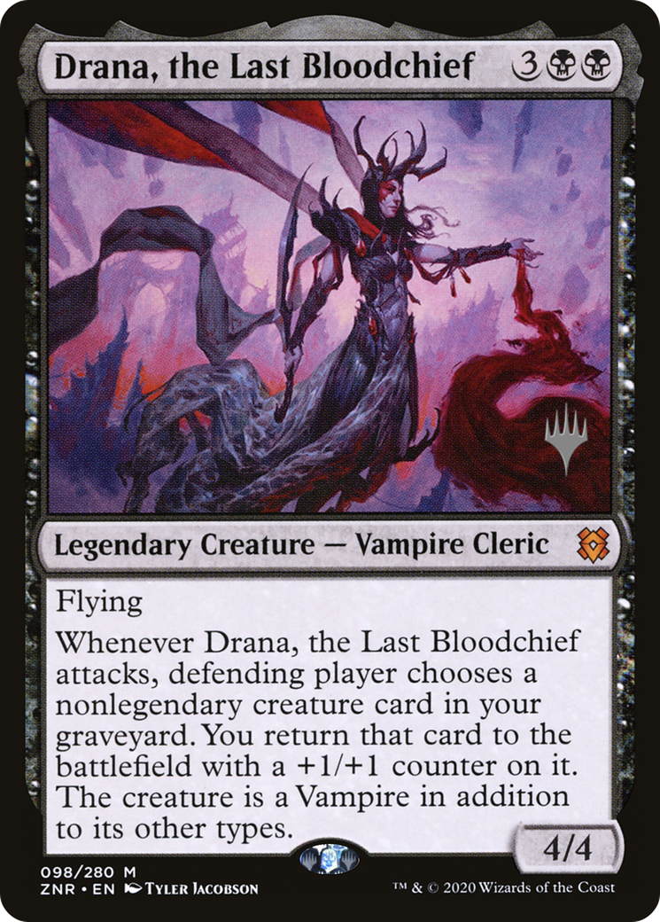 Drana, the Last Bloodchief (PPZNR-98P) - Zendikar Rising Promos (Promo Pack)
