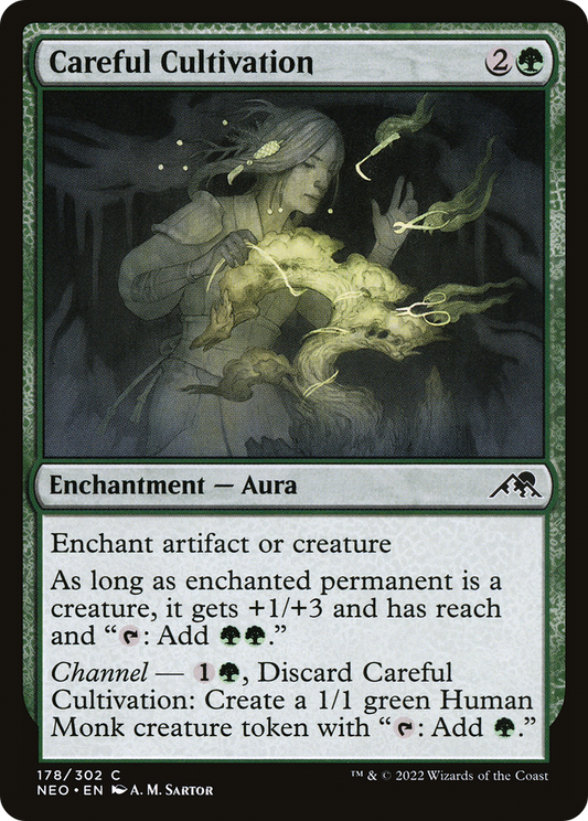 Careful Cultivation (NEO-178) - Kamigawa: Neon Dynasty Foil