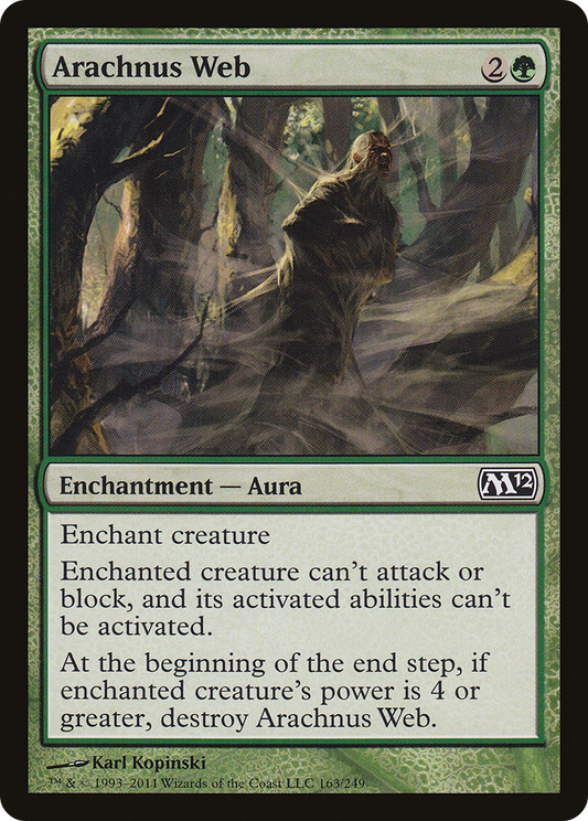 Arachnus Web (M12-163) - Magic 2012 Foil