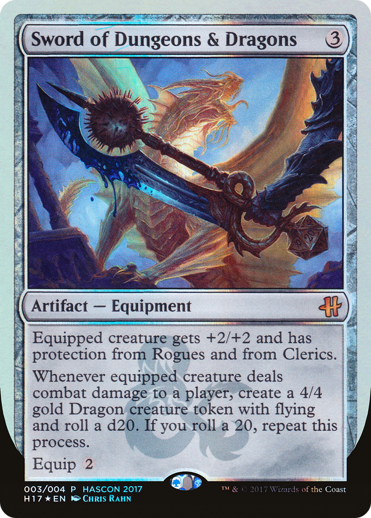 Sword of Dungeons & Dragons (H17-003) - HasCon 2017 Foil