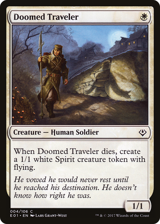 Doomed Traveler (E01-004) - Archenemy: Nicol Bolas