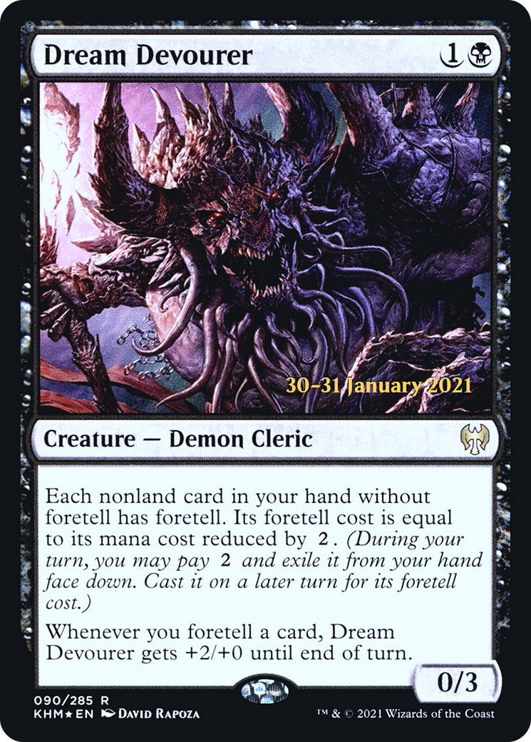 Dream Devourer (PRE-90S) - Kaldheim Promos (Prerelease) Foil