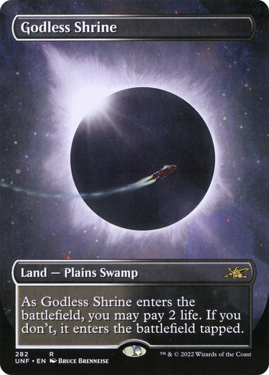 Godless Shrine (UNF-282) - Unfinity (Borderless) Foil