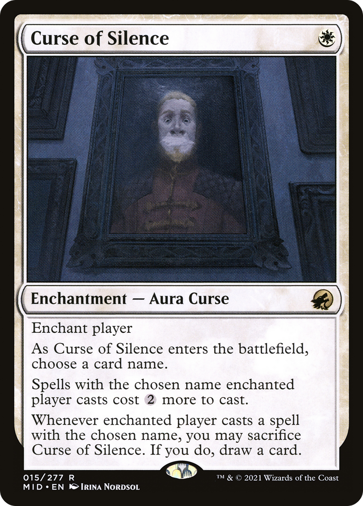 Curse of Silence (MID-015) - Innistrad: Midnight Hunt Foil